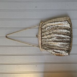 Vintage Gold Mesh Whiting and Davis Purse